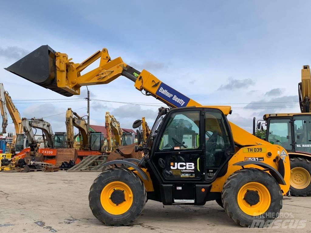 JCB 531-70 معدات مناولة لأغراض الزراعة