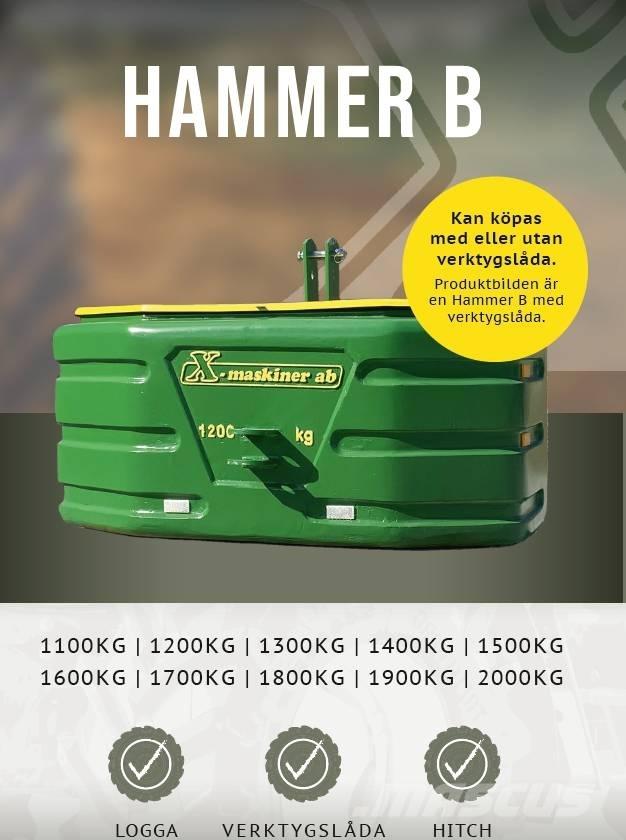 Frontx Hammer B الأوزان الأمامية