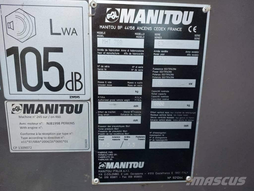 Manitou MHT 780 مناولات متداخلة