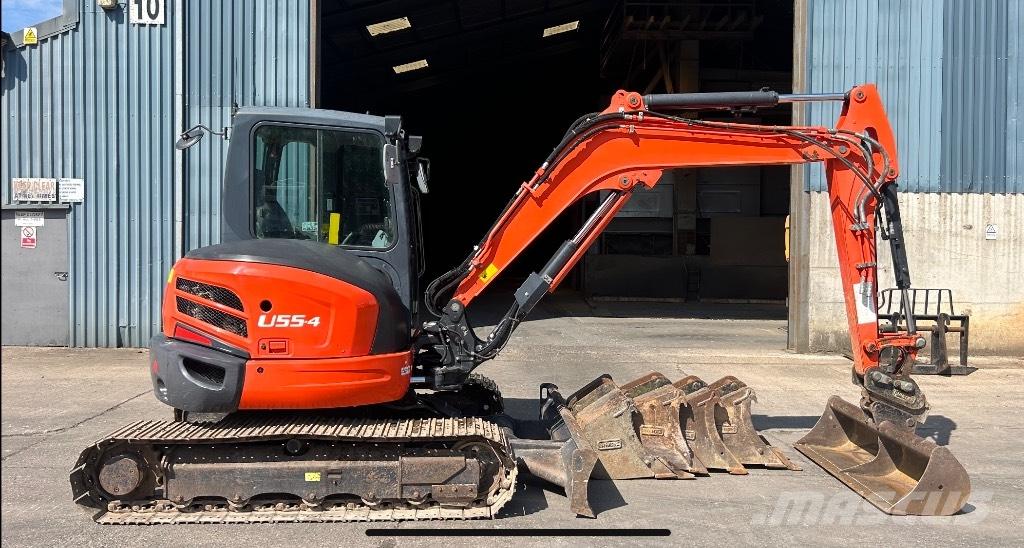 Kubota U 55-4 حفارات صغيرة أقل من 7 طن (حفارات صغيرة)