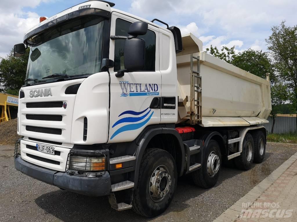 Scania G 480, 8x4 شاحنات قلابة