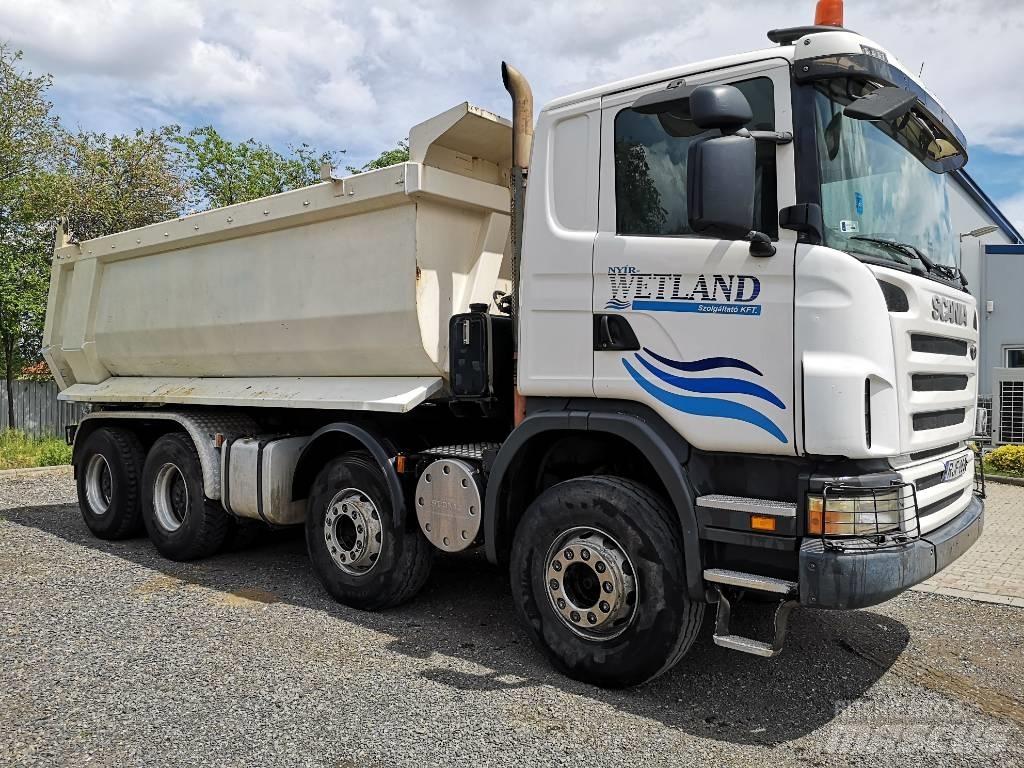 Scania G 480, 8x4 شاحنات قلابة