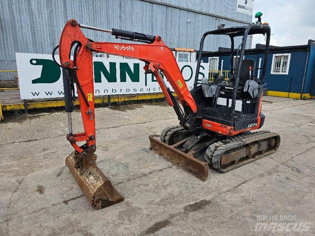 Kubota U 27-4 حفارات صغيرة أقل من 7 طن (حفارات صغيرة)