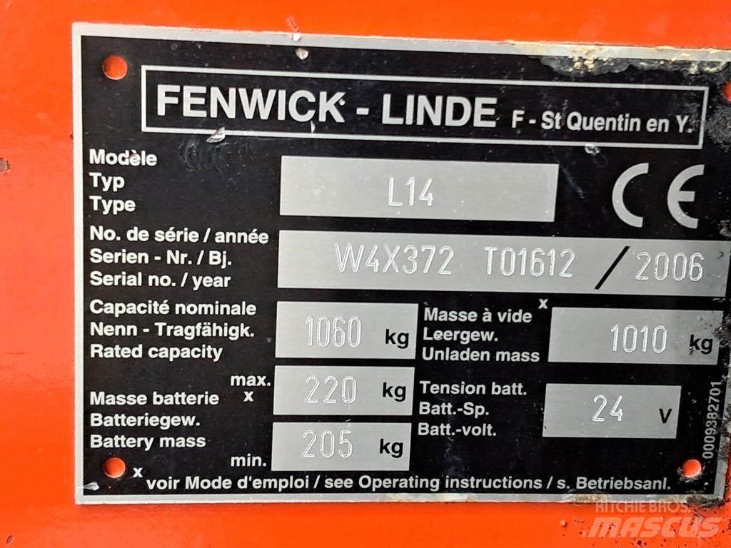Linde L14 معدات التكديس الجوالة