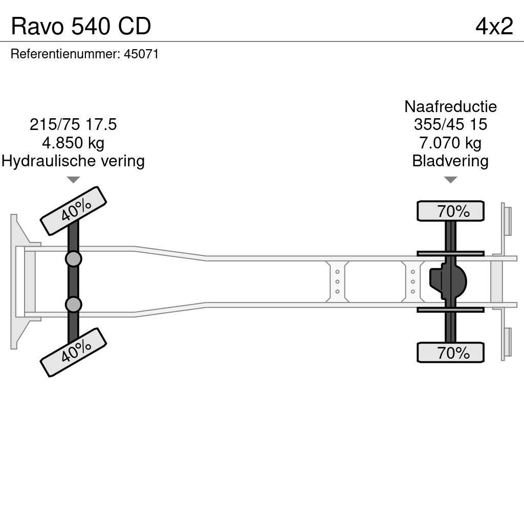 Ravo 540 CD شاحنات كاسحة