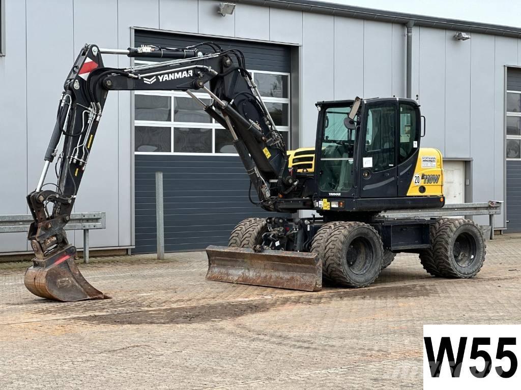 Yanmar B 110 W حفارات بعجل