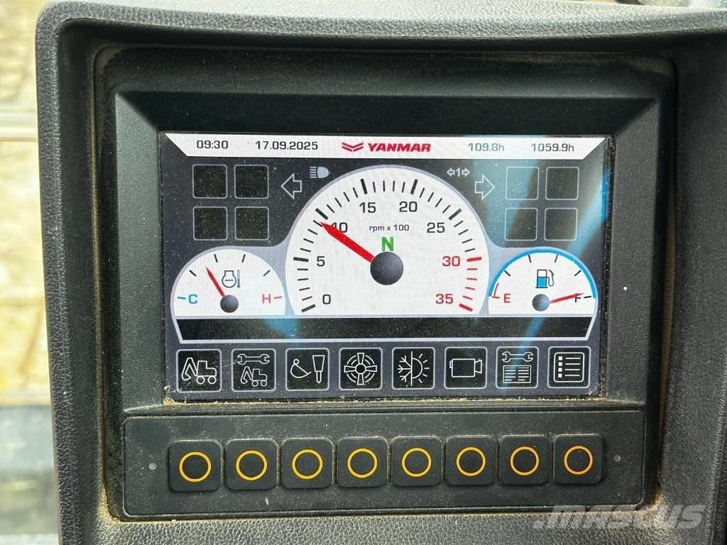 Yanmar B 110 W حفارات بعجل