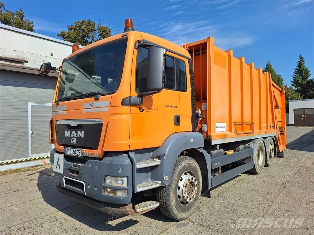MAN TGS 26.320 6X2 شاحنات بمقصورة وهيكل