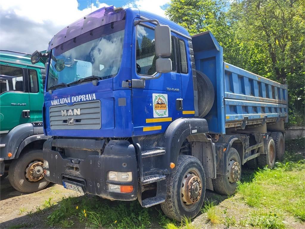 MAN TGA 41.480 4X4 شاحنات قلابة