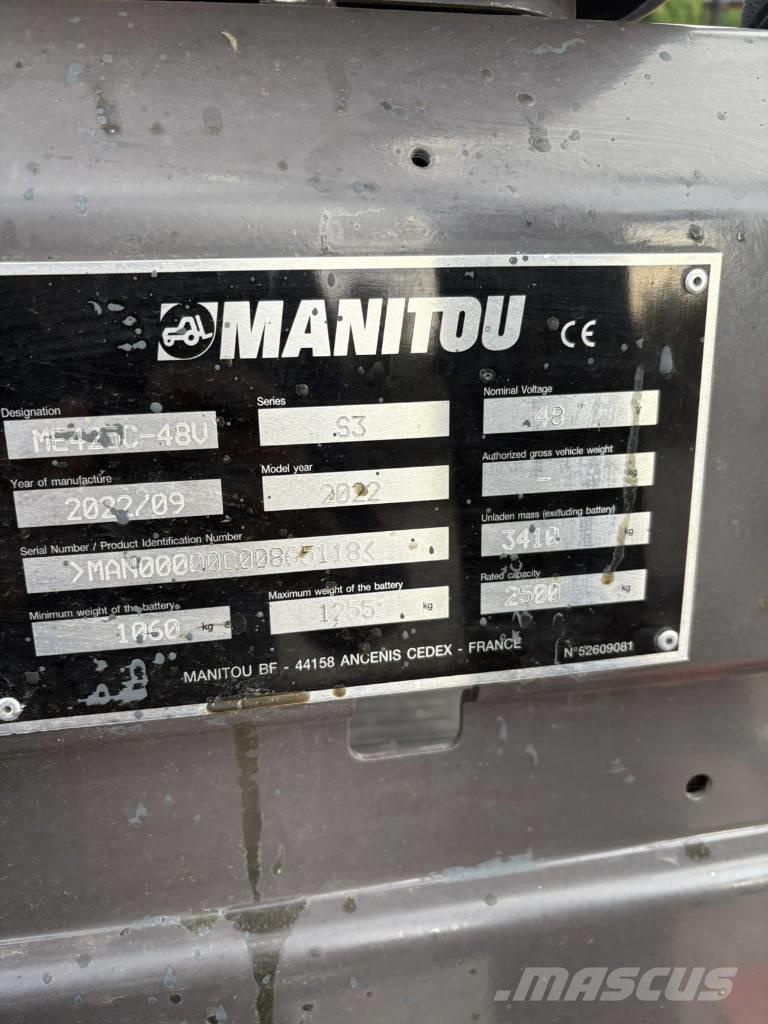 Manitou ME425 شاحنات ذات رافعات شوكية تعمل بالكهرباء