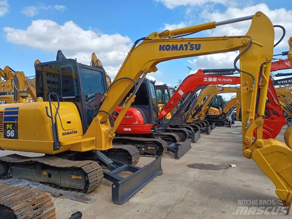 Komatsu PC 56 حفارات صغيرة أقل من 7 طن (حفارات صغيرة)