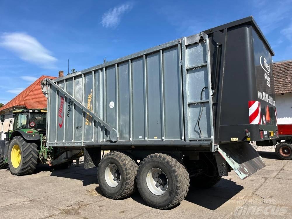 Fliegl ASW 271 نصف مقطورات مسطحة / مفصلية الجوانب