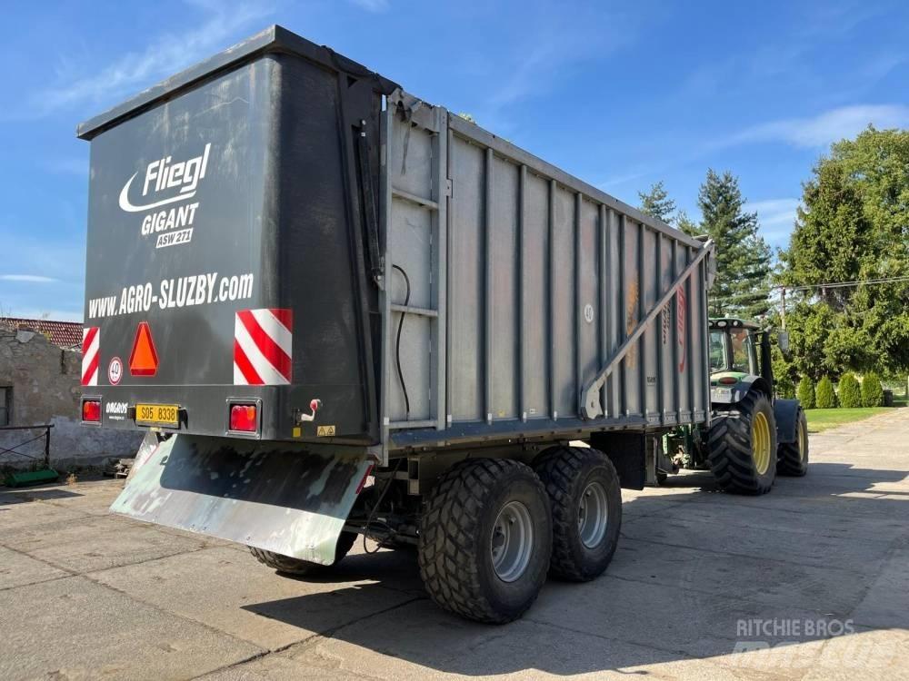 Fliegl ASW 271 نصف مقطورات مسطحة / مفصلية الجوانب