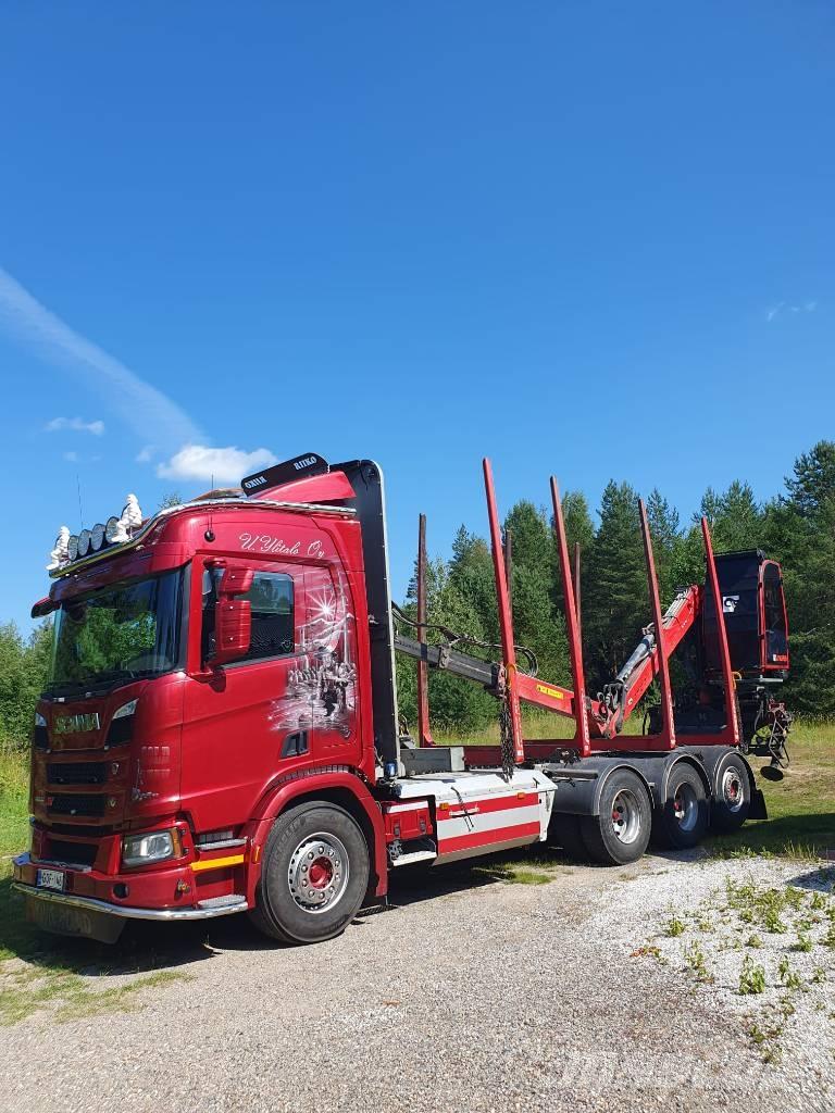 Scania R 650 شاحنات أشجار