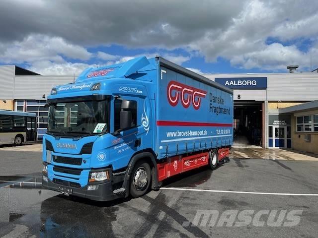 Scania P 370 شاحنات بغطاء جانبي