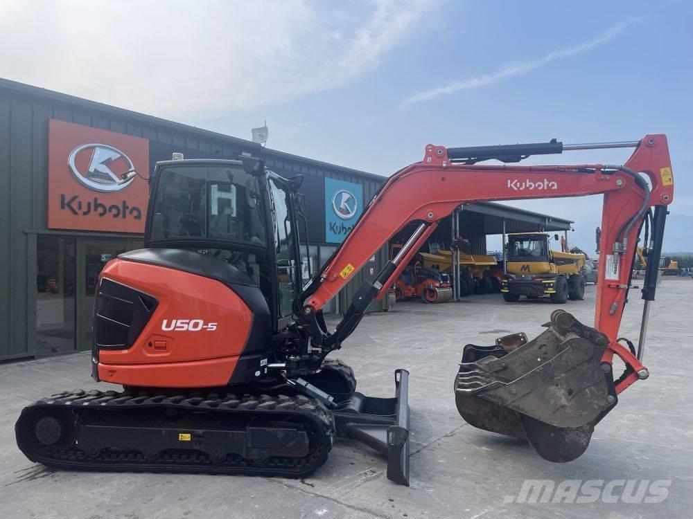 Kubota U 50-5 حفارات صغيرة أقل من 7 طن (حفارات صغيرة)