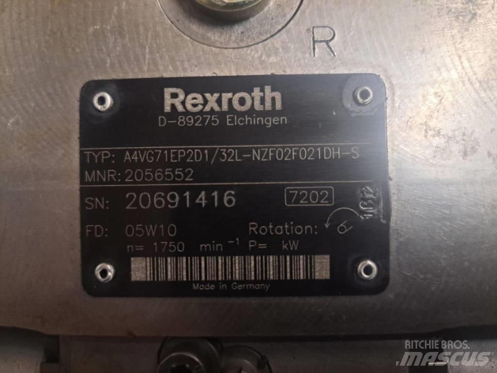 Rexroth A4VG70 EP2D1 هيدروليات