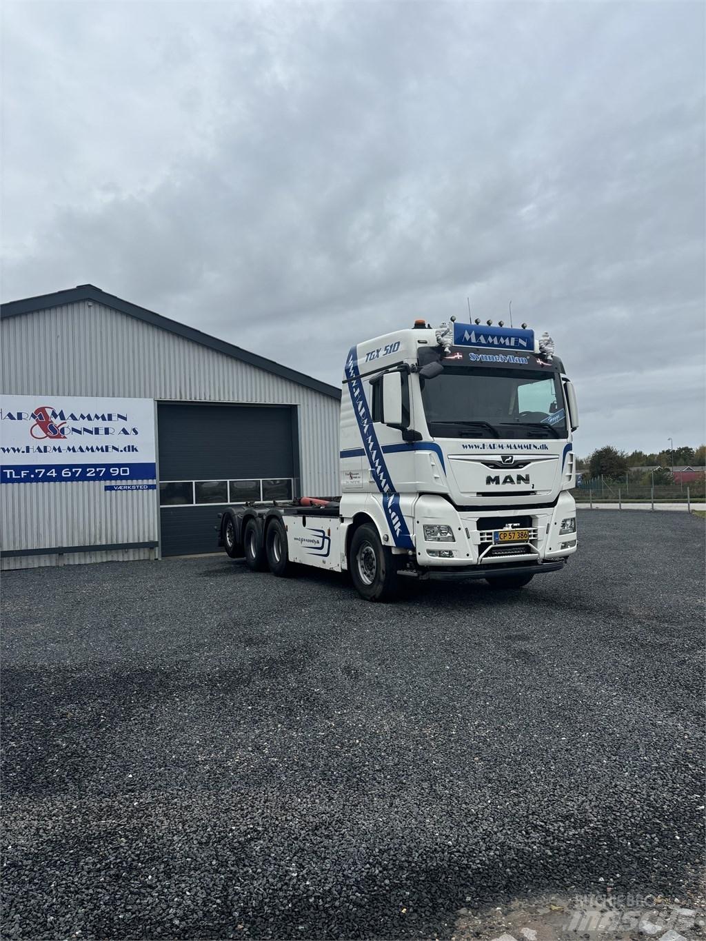 MAN TGX 35.510 شاحنات الرافعات الخطافية