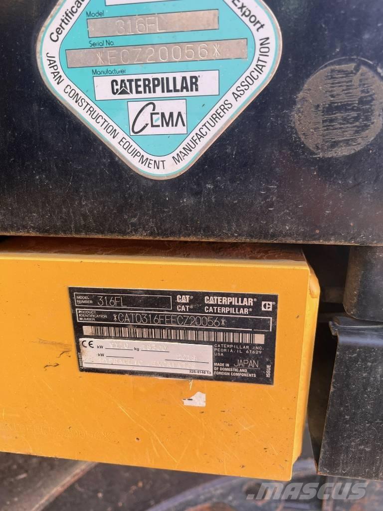 CAT 316FL حفارات زحافة