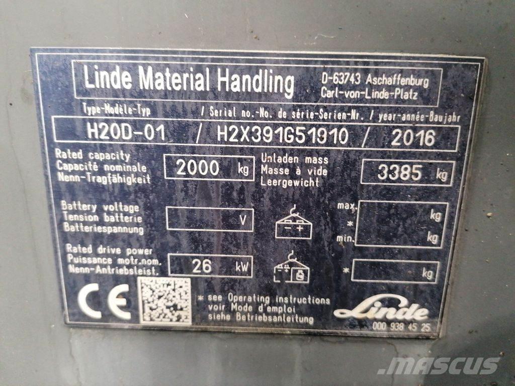 Linde H20D-01 شاحنات الديزل