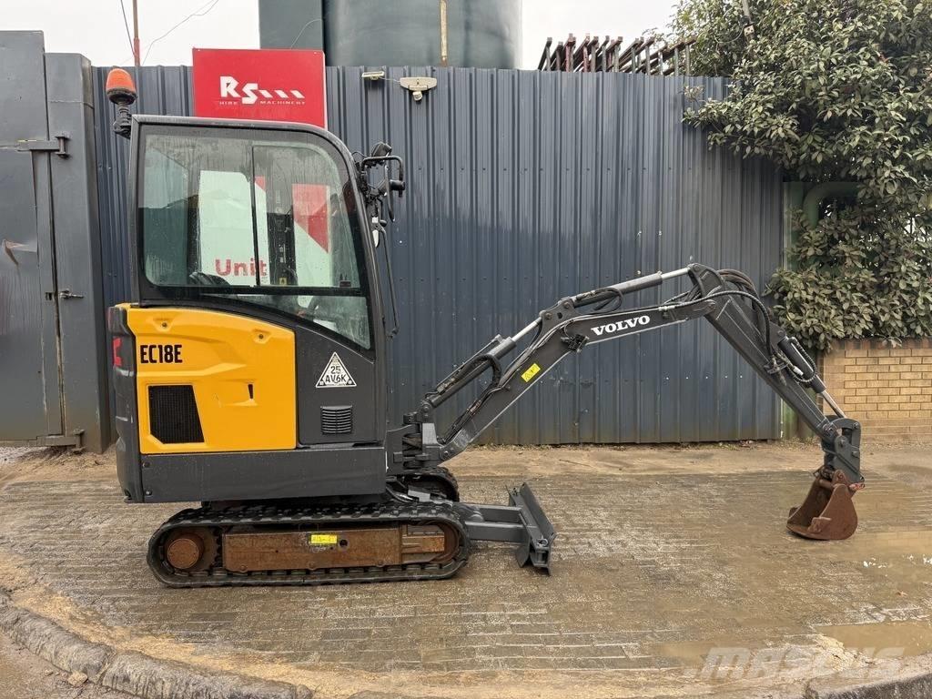 Volvo EC 18 E حفارات صغيرة أقل من 7 طن (حفارات صغيرة)