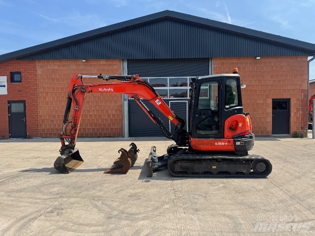Kubota U 55-4 حفارات صغيرة أقل من 7 طن (حفارات صغيرة)