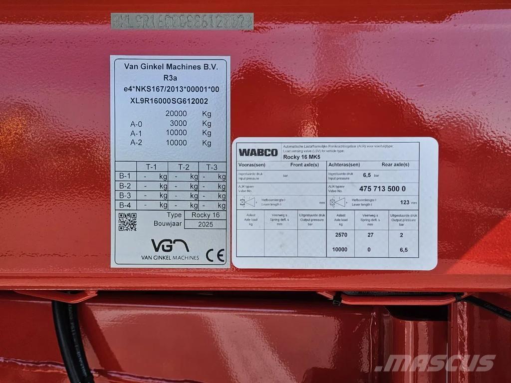 VGM Rocky 16 MK5 عربات نقل قلابة للمواقع