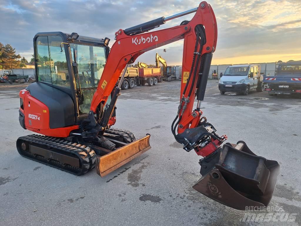 Kubota KX 027-4 حفارات صغيرة أقل من 7 طن (حفارات صغيرة)