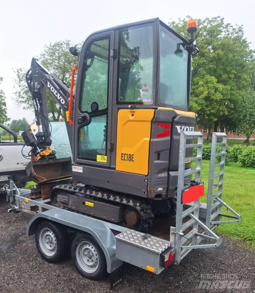 Volvo EC 18 E حفارات صغيرة أقل من 7 طن (حفارات صغيرة)