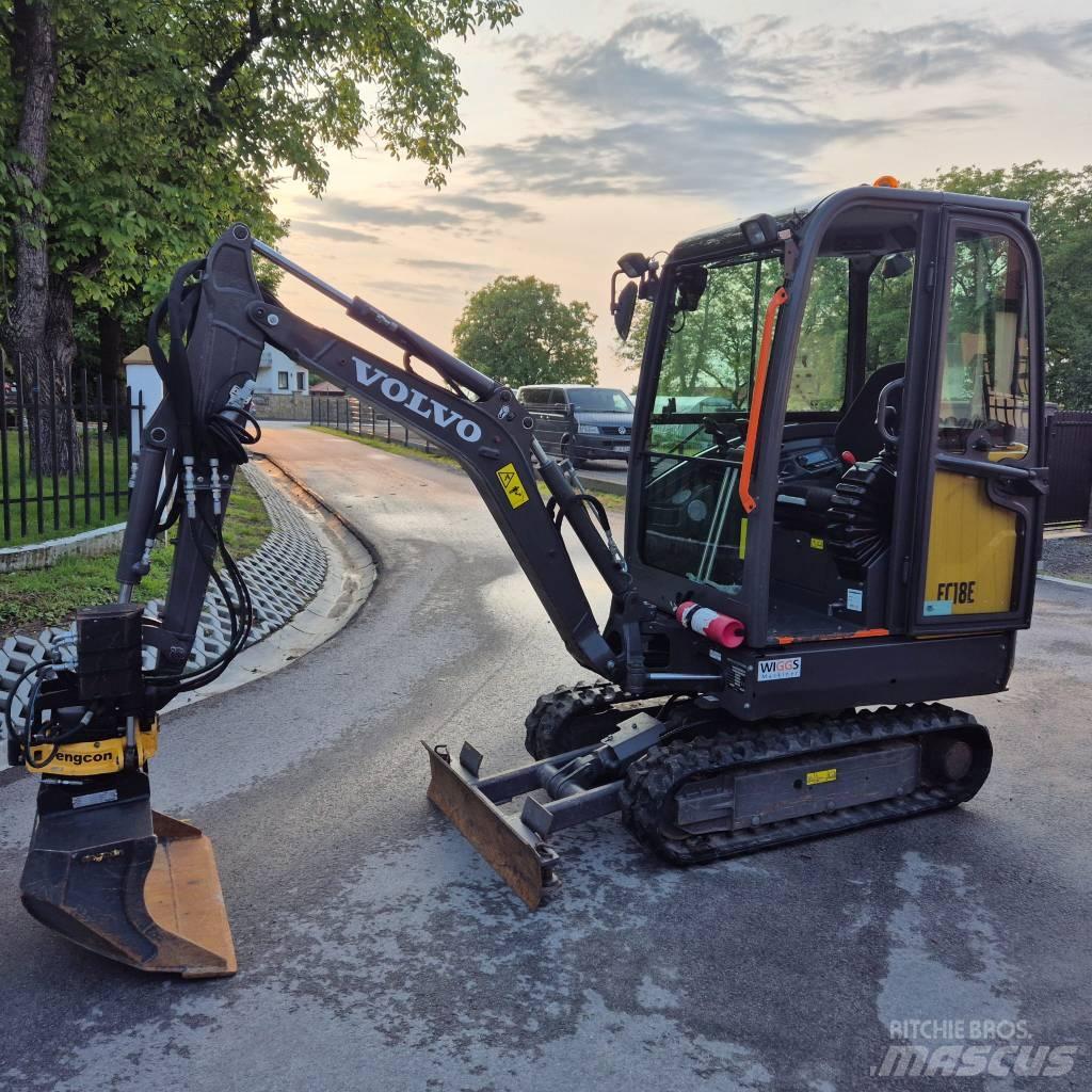 Volvo EC 18 E حفارات صغيرة أقل من 7 طن (حفارات صغيرة)