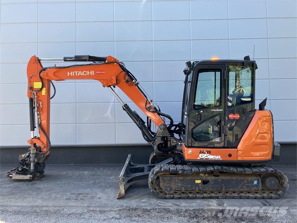 Hitachi ZX 65 USB-6 حفارات صغيرة أقل من 7 طن (حفارات صغيرة)