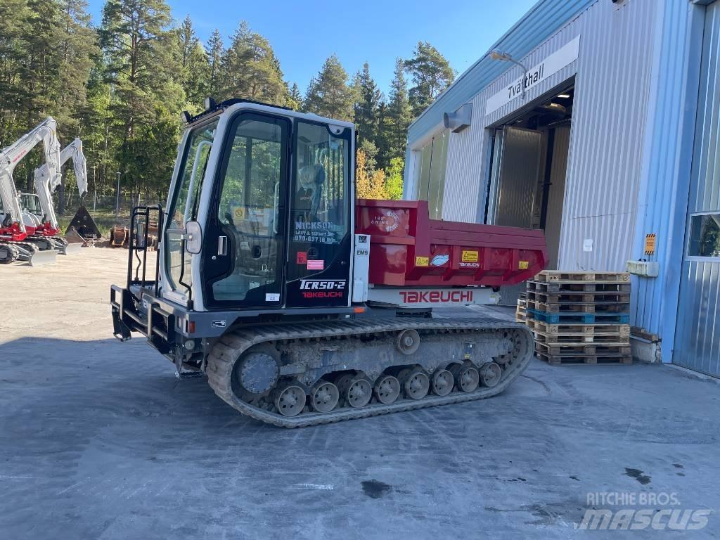 Takeuchi TCR 50-2 عربات نقل قلابة مجنزرة