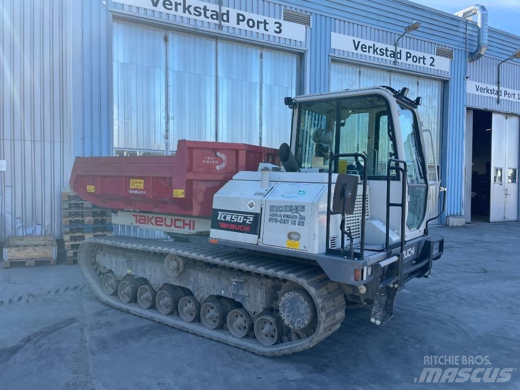 Takeuchi TCR 50-2 عربات نقل قلابة مجنزرة