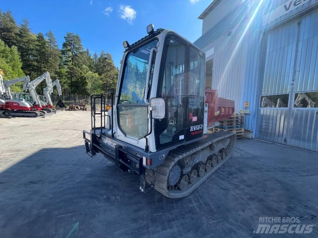 Takeuchi TCR 50-2 عربات نقل قلابة مجنزرة