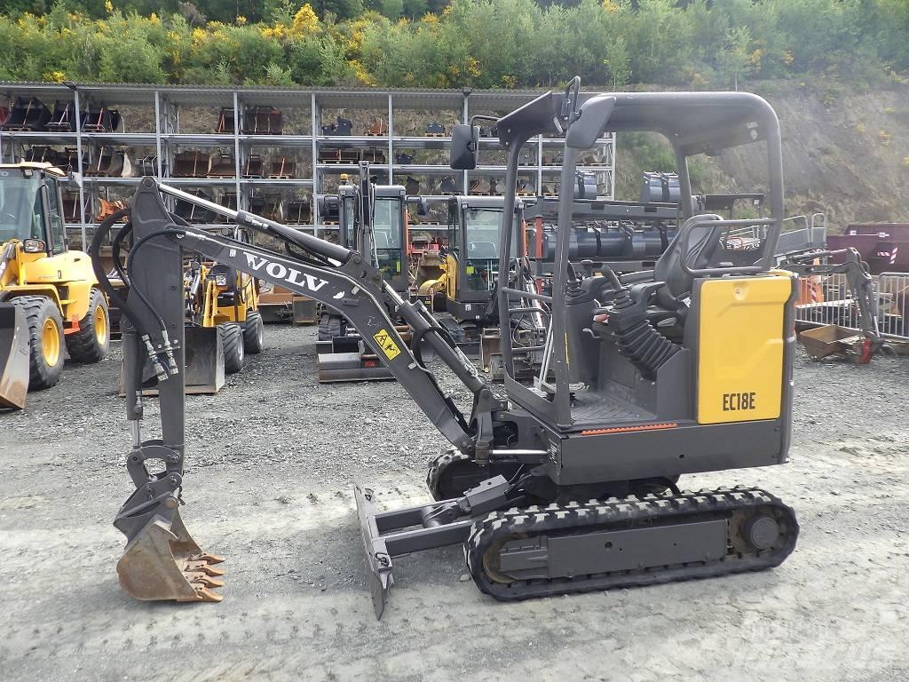 Volvo EC 18 E حفارات صغيرة أقل من 7 طن (حفارات صغيرة)