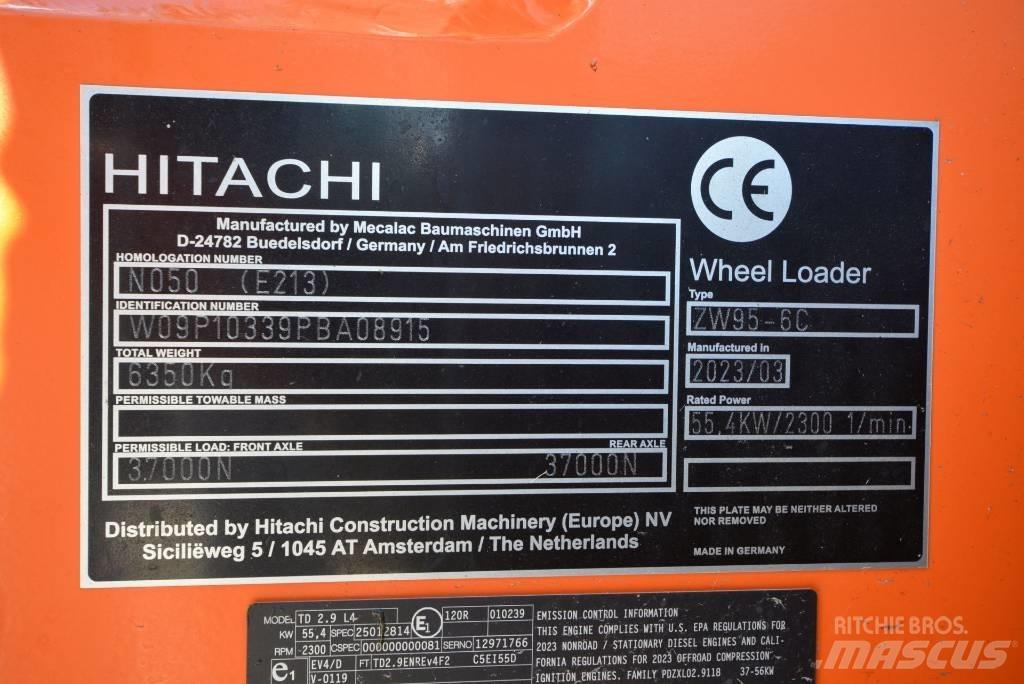 Hitachi ZW 95-6 C لوادر بعجل