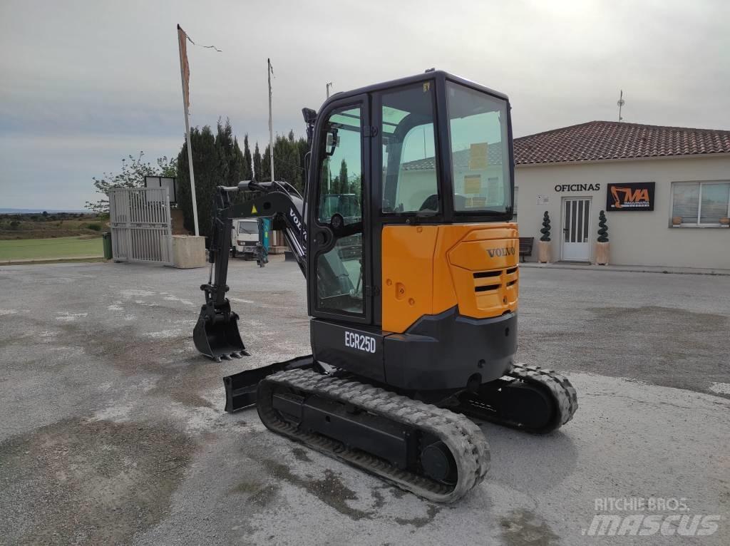 Volvo ECR 25 D حفارات صغيرة أقل من 7 طن (حفارات صغيرة)