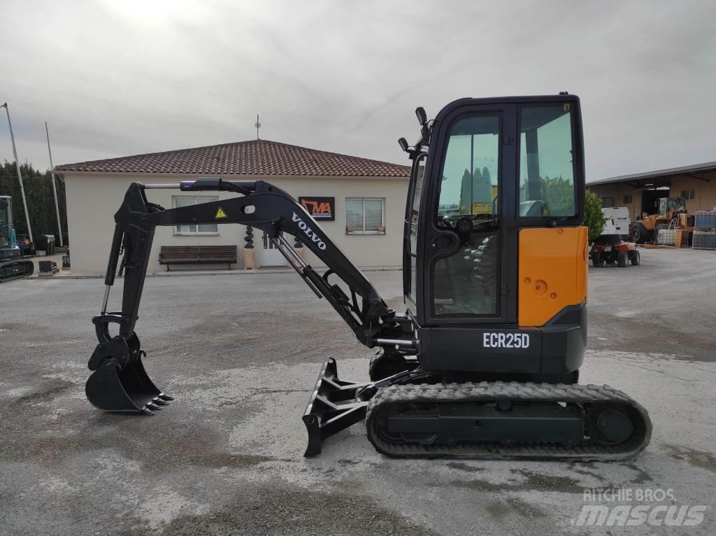 Volvo ECR 25 D حفارات صغيرة أقل من 7 طن (حفارات صغيرة)