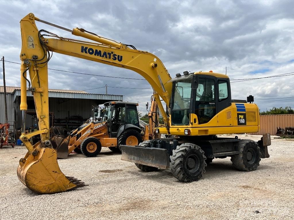 Komatsu PW 160 حفارات بعجل