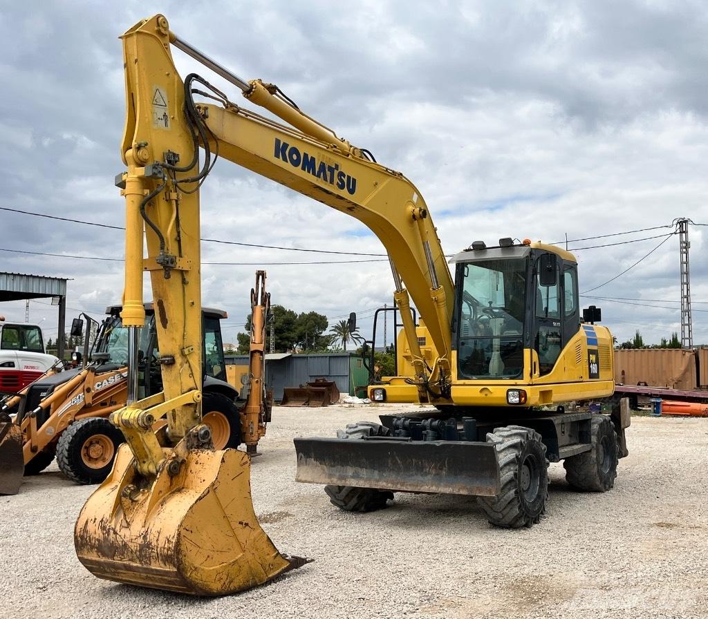 Komatsu PW 160 حفارات بعجل