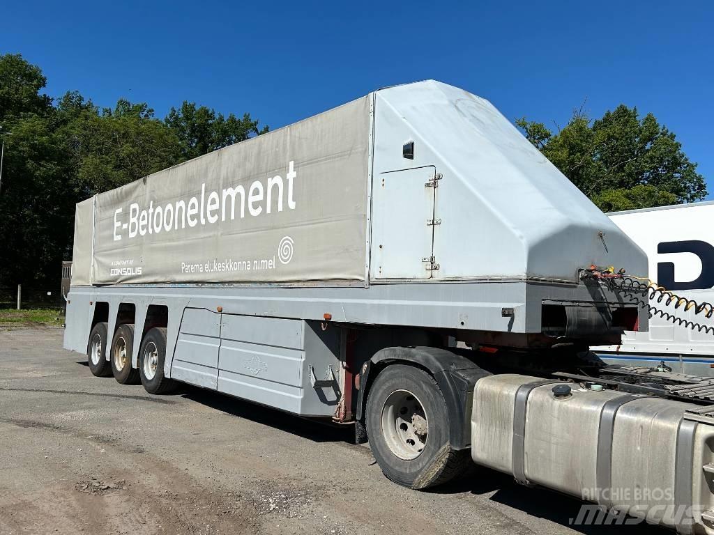Orthaus OGT 24/B نصف مقطورات مسطحة / مفصلية الجوانب