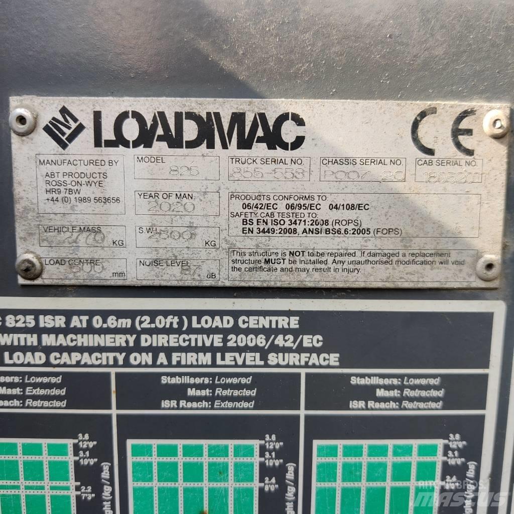  Loadmac 825 رافعات شوكية مثبتة على شاحنات