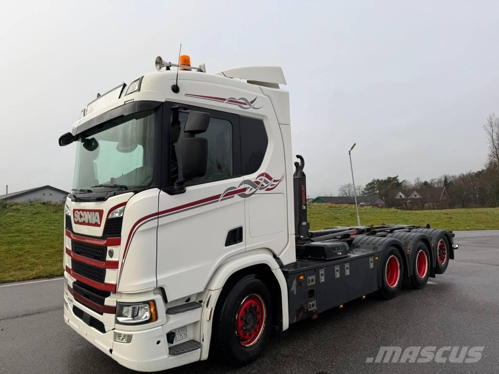 Scania R 500 شاحنات الرافعات الخطافية