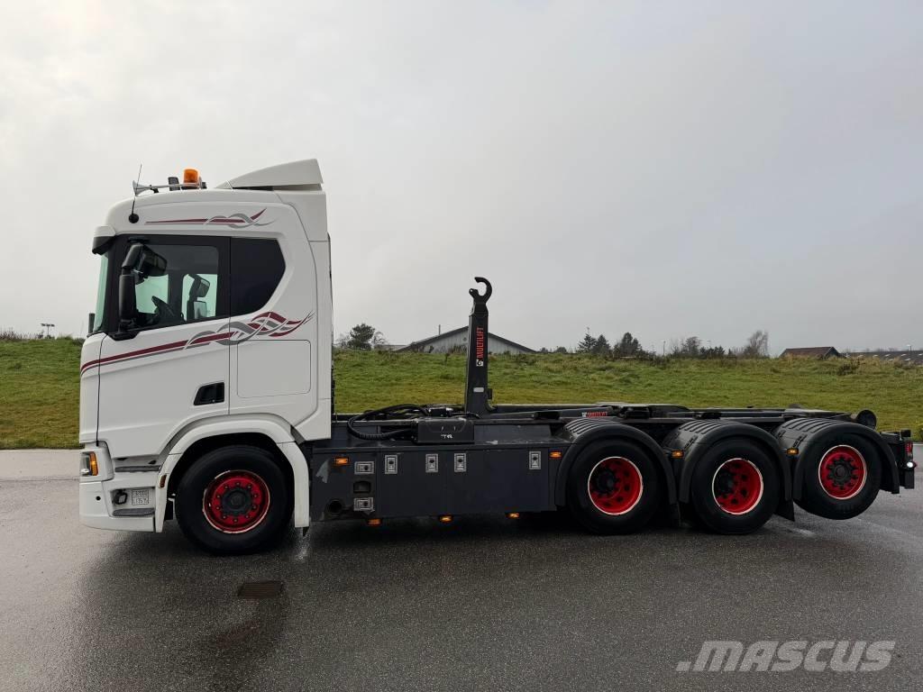 Scania R 500 شاحنات الرافعات الخطافية