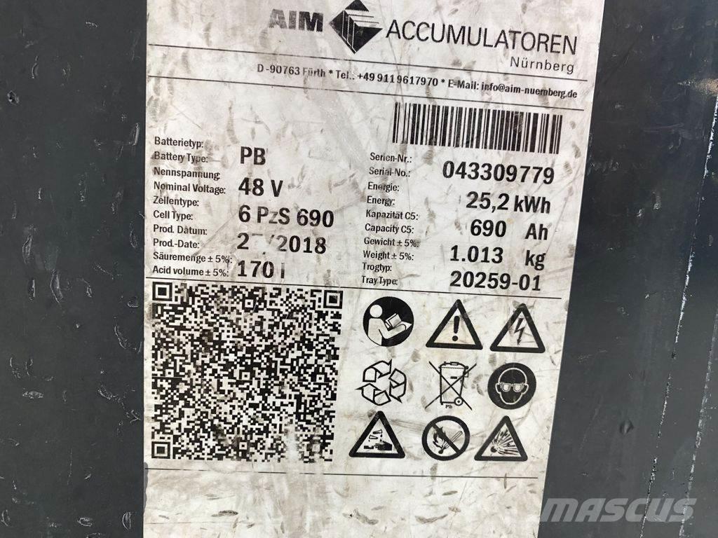 AIM 48V 690Ah بطاريات
