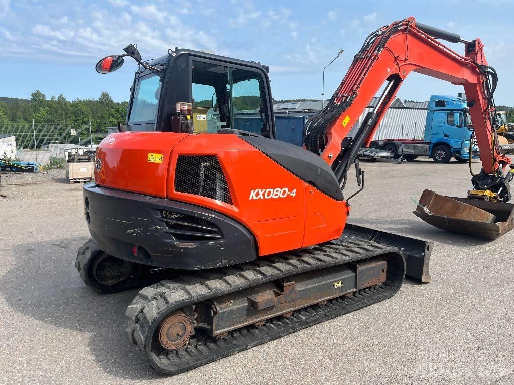 Kubota KX 080-4 حفارات وسط 7 طن - 12 طن