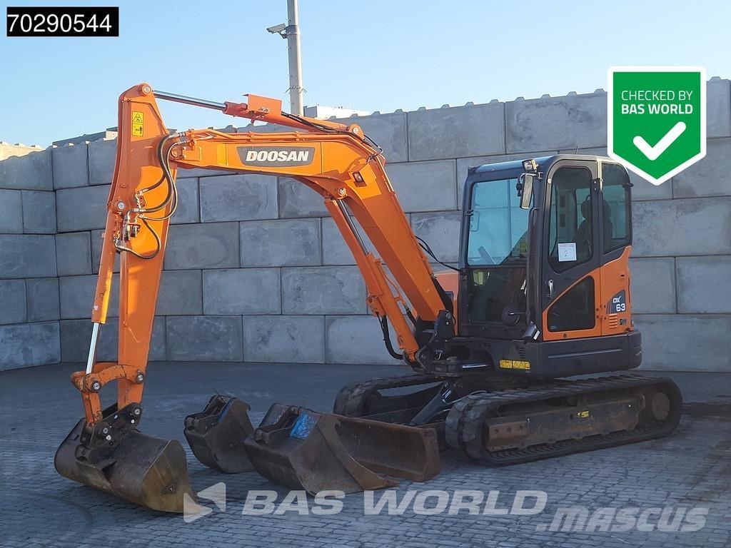 Doosan DX63-3 حفارات صغيرة أقل من 7 طن (حفارات صغيرة)