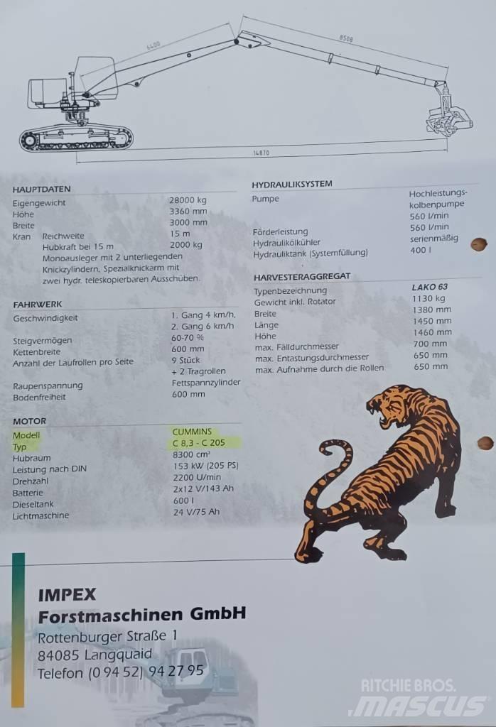 Impex Königstiger حصادات