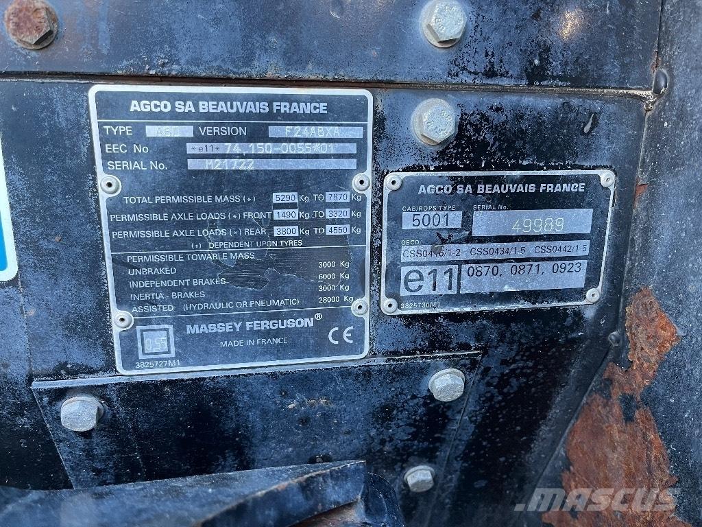Massey Ferguson 4365 الجرارات