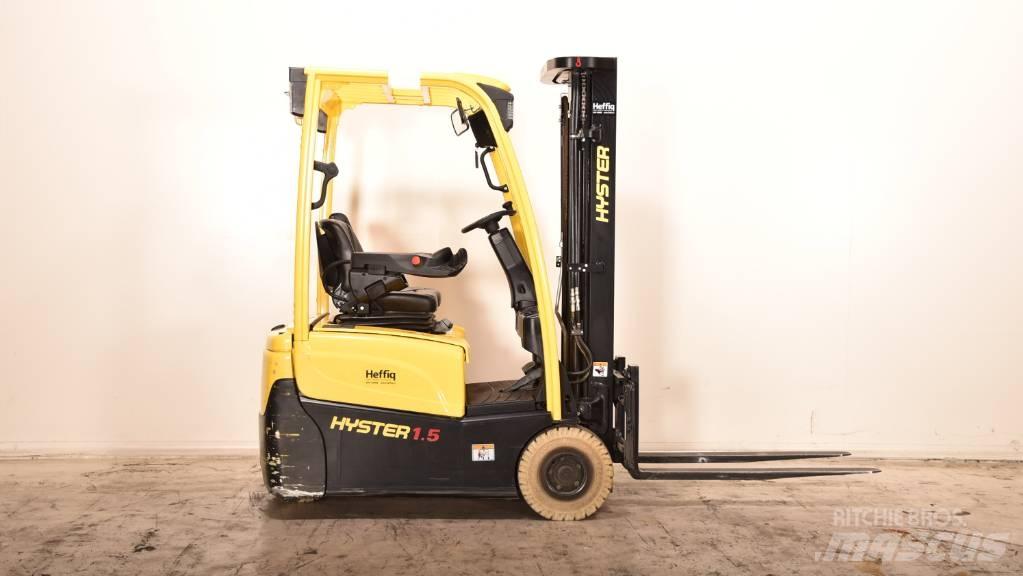 Hyster J 1.5 XNT SWB شاحنات ذات رافعات شوكية تعمل بالكهرباء